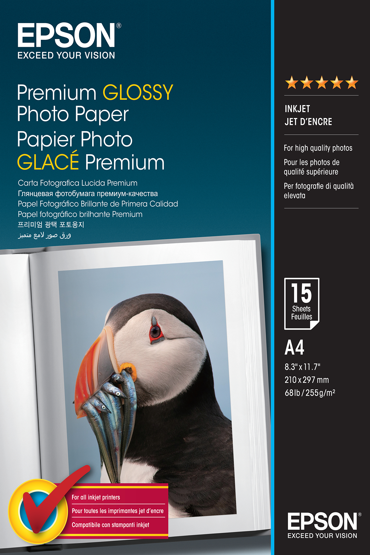 EPSON Premium Glossy Photo Paper | A4 - 15 yaprak Fiyat & Özellik