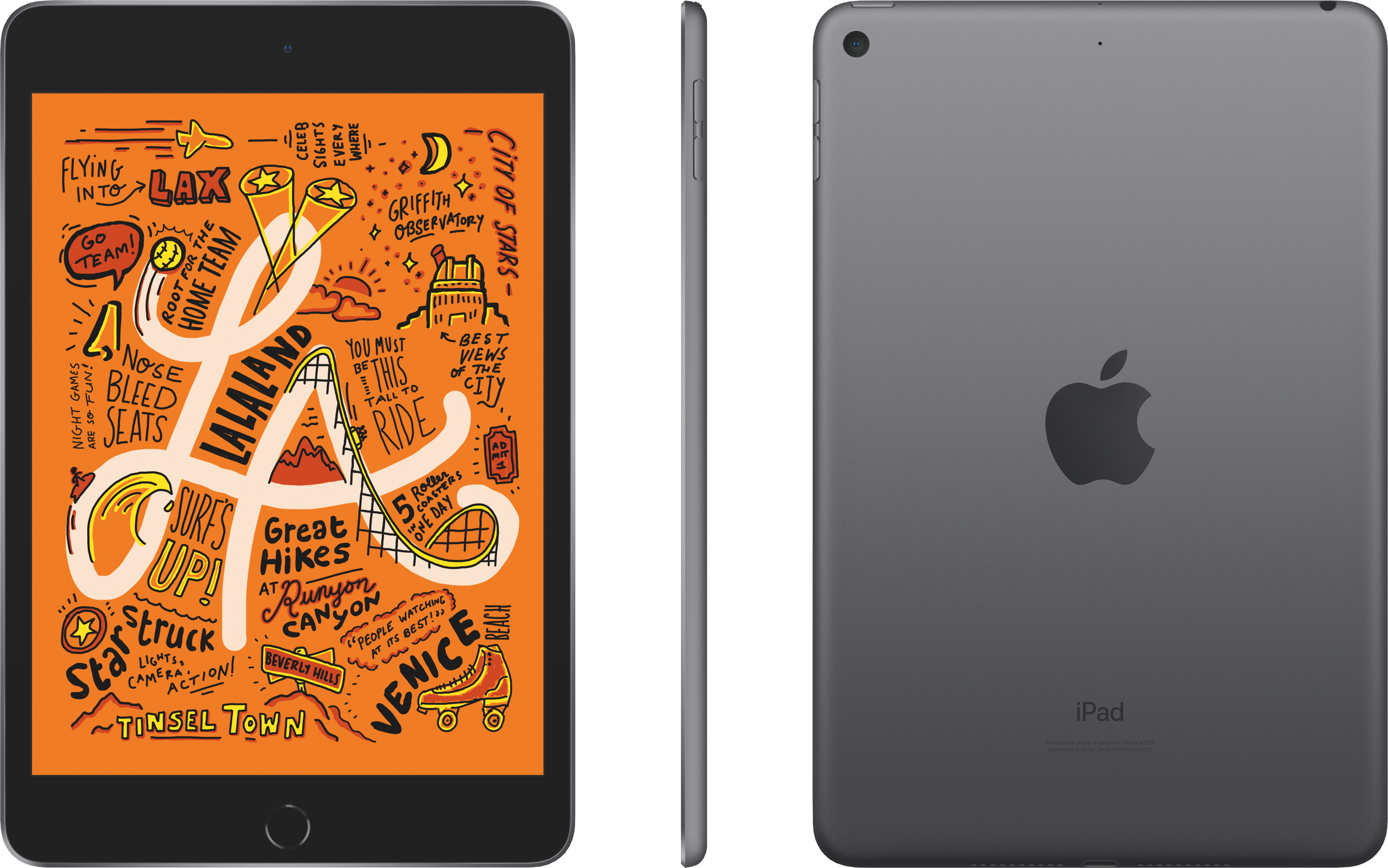 APPLE iPad mini (2019) Wi-Fi - Tablet (7.9 ", 64 GB, Space Gray)