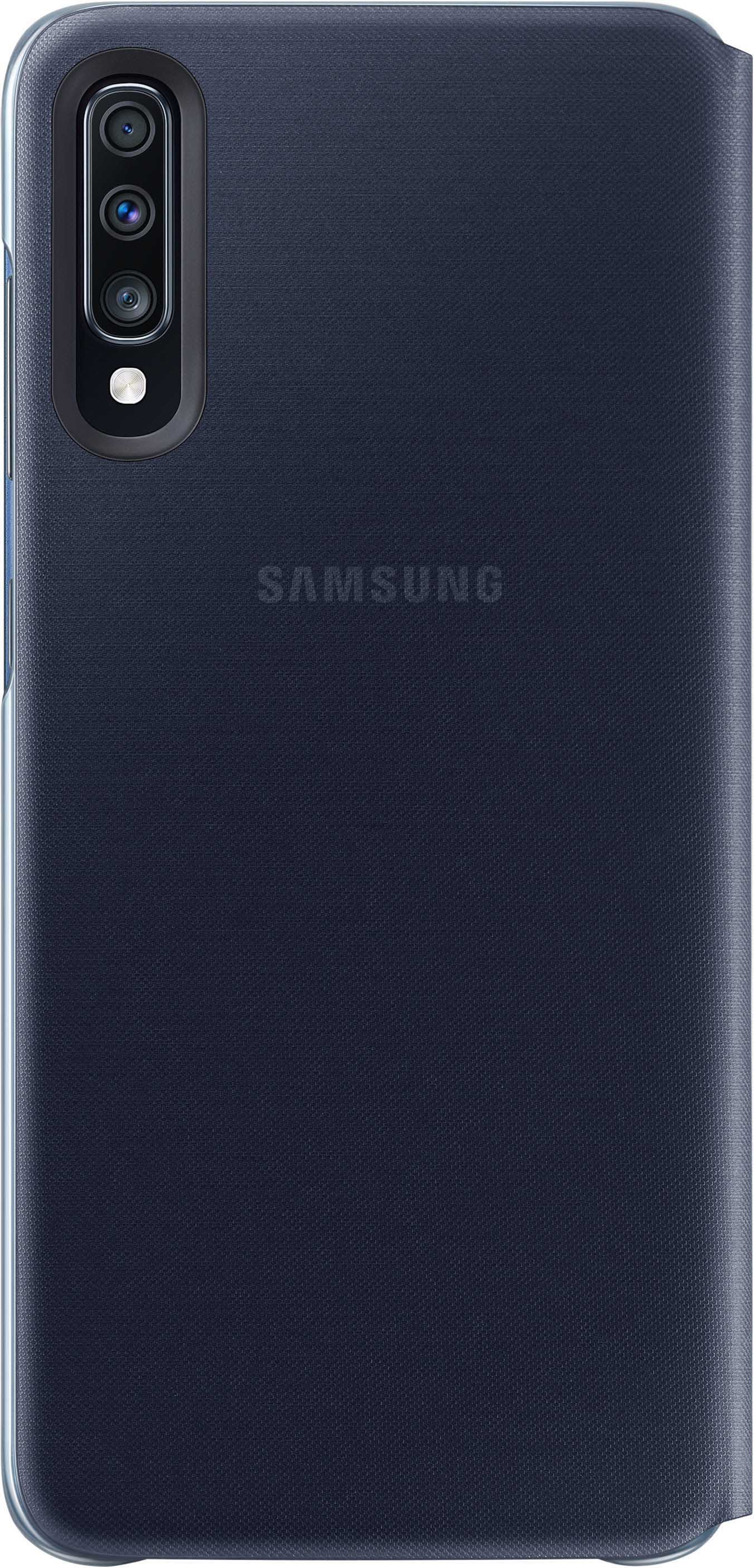 SAMSUNG Flip Cover, Bookcover, Samsung, Galaxy A70, Schwarz