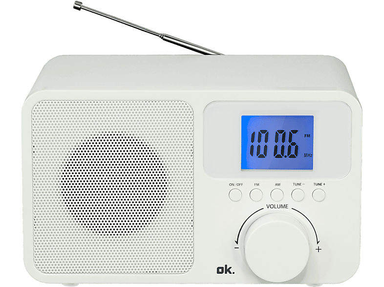 OK Draagbare radio FM (OWR 230-W)