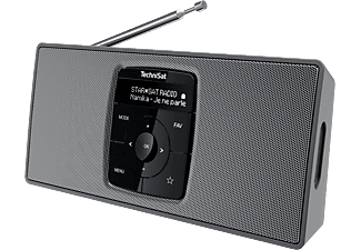 TECHNISAT DIGITRADIO 2 S - Radio digitale (DAB+, FM, Argento/nero)