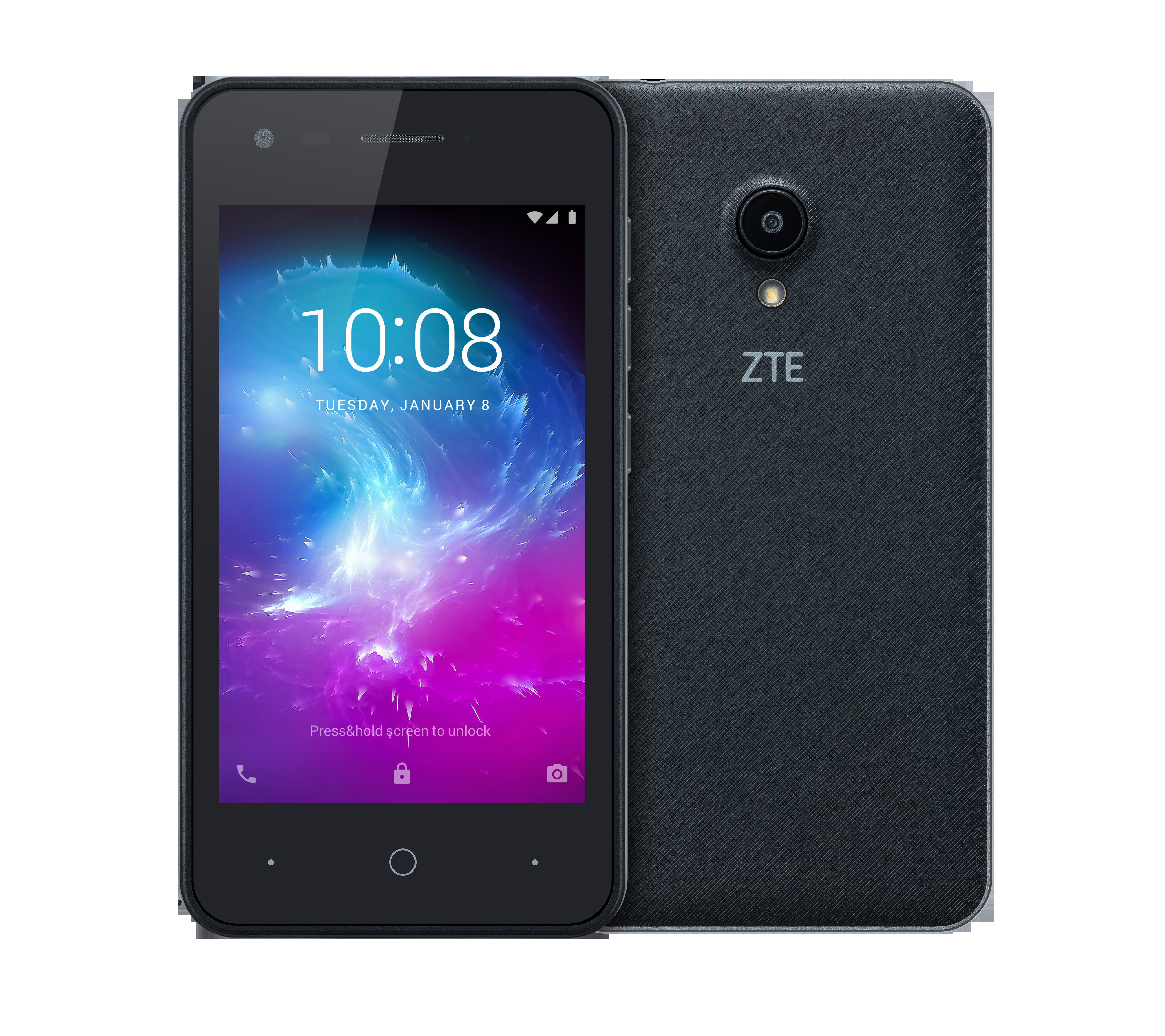 ZTE Blade L130 8 GB Schwarz Dual SIM