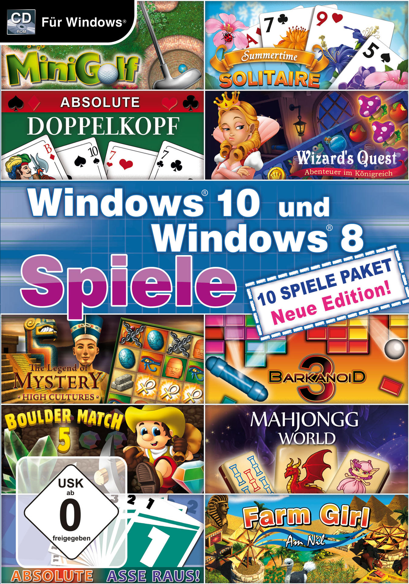 Edition - Neue Windows [PC] - 8 Windows 10 Spiele und