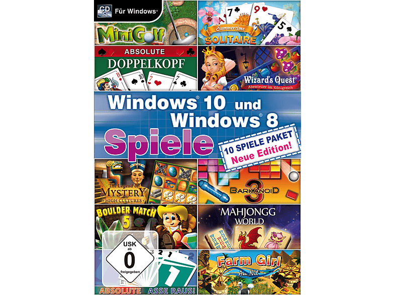 Windows 10 und Windows 8 Spiele - Neue Edition - [PC]