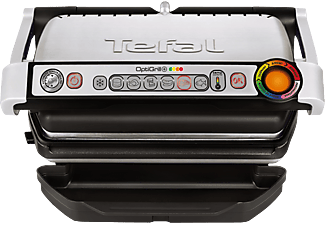 TEFAL GC712D Optigrill+ - Kontaktgrill (Schwarz/gebürsteter Edelstahl)