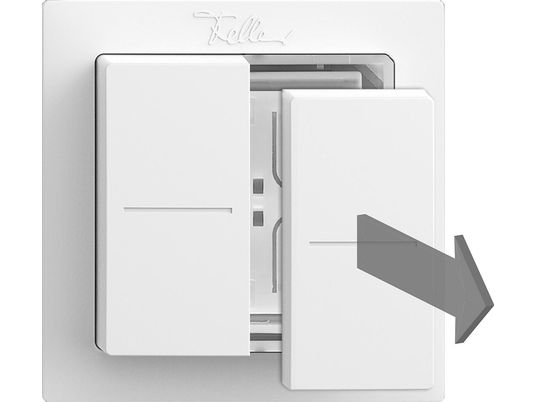 FELLER Smart Light Control - Wandschalter/Fernbedienung für Philips Hue (Schwarz)