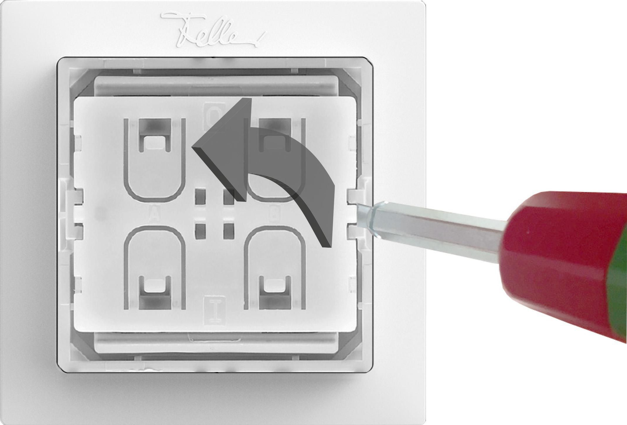 FELLER Smart Light Control - Wandschalter/Fernbedienung für Philips Hue (Weiss)