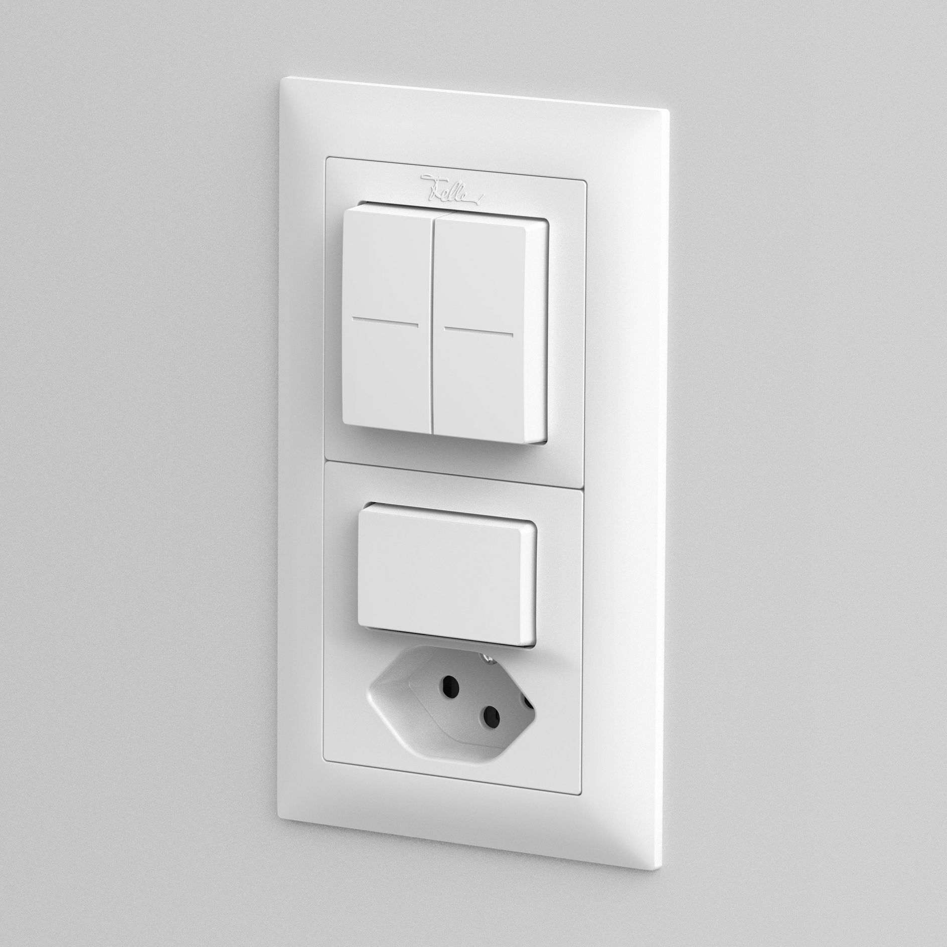 FELLER Smart Light Control - Wandschalter/Fernbedienung für Philips Hue (Weiss)