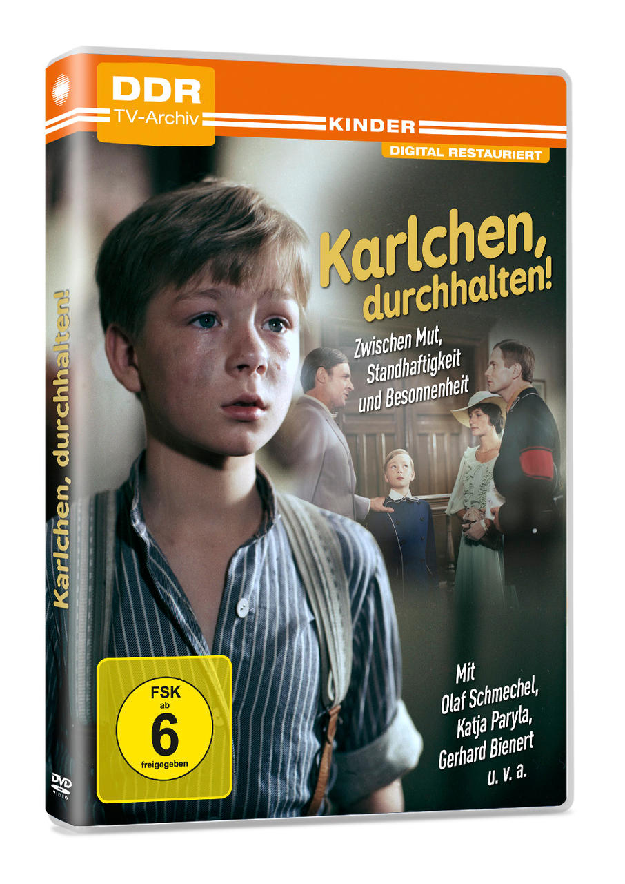 DVD-Hülle mit dem Bild eines Jungen auf der Vorderseite. Text auf Deutsch. Weißer Hintergrund.