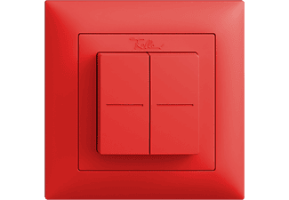 FELLER Smart Light Control - Interrupteur mural/télécommande pour Philips Hue (Rouge)