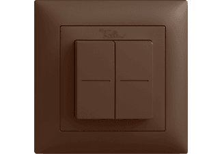 FELLER Smart Light Control - Wandschalter/Fernbedienung für Philips Hue (Braun)
