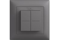 FELLER Smart Light Control - Wandschalter/Fernbedienung für Philips Hue (Dunkelgrau)