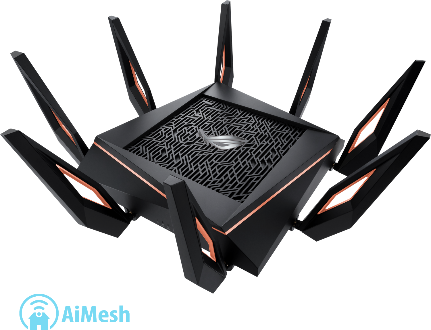 Router gaming - ASUS ROG Rapture GT-AX11000,Tri-Banda AX11000, 2.5G gaming port, AiProtection Pro, Negro