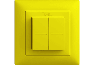 FELLER Smart Light Control - Interrupteur mural/télécommande pour Philips Hue (Jaune)
