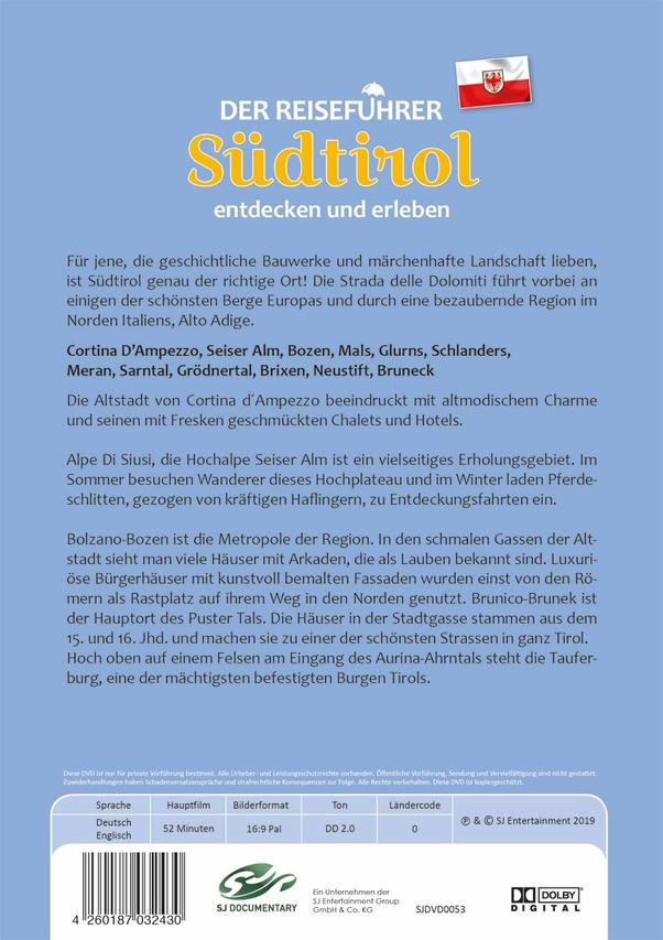 Südtirol Reiseführer: Der DVD