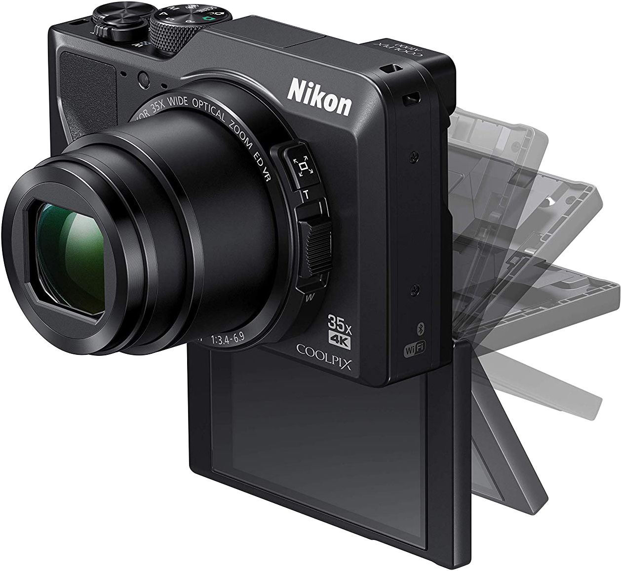 NIKON Coolpix A1000 digitális fényképezőgép, fekete