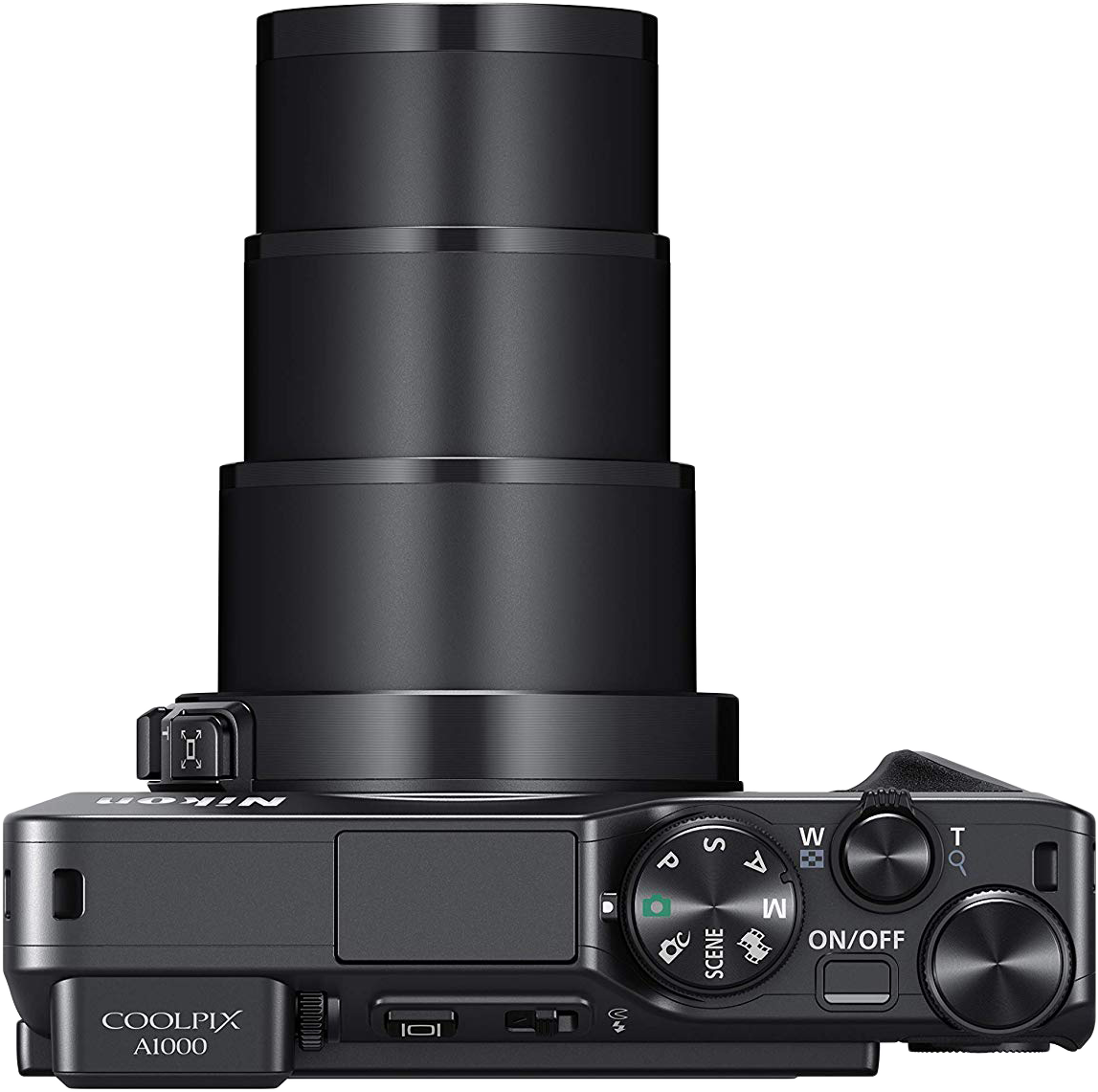 NIKON Coolpix A1000 digitális fényképezőgép, fekete