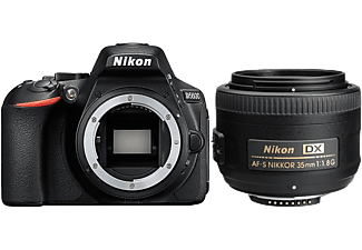 NIKON D5600 DSLR fényképezőgép + 35 mm DX objektív KIT (VBA500K011)