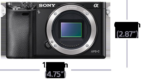 SONY Alpha 6000 Body (ILCE-6000) Systemkamera, 7,6 cm Display, WLAN