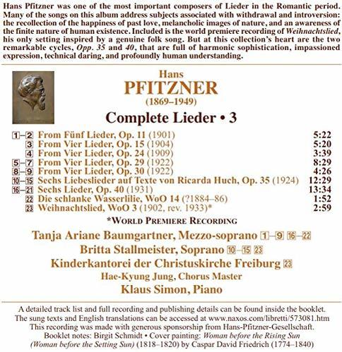 CD-Cover mit Titellisten und Text. Enthält ein Bild einer Büste.