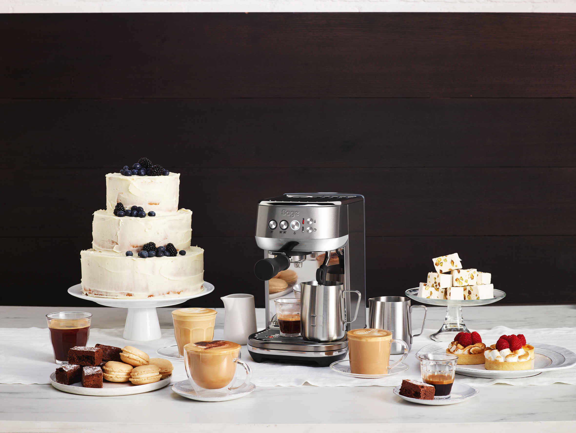 SAGE SES500SHY4EEU1 The Bambino Plus Espressomaschine Grau