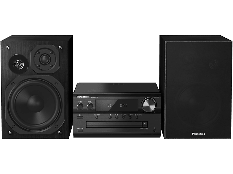 PANASONIC SC-PMX94 - Micro-Systemanlage (Schwarz)