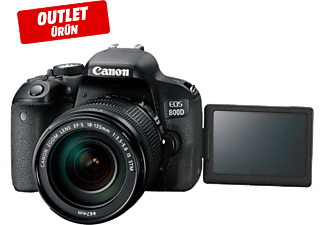 CANON 800D 18-55 IS STM Fotoğraf Makinesi Siyah Outlet 1174722