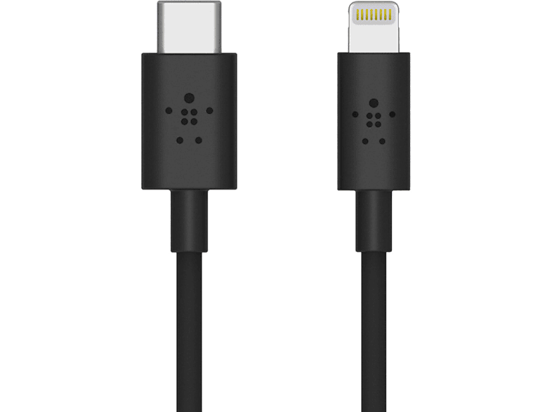 BELKIN USB-C / Lightning-kabel 1.2 m Zwart (F8J239BT04-BLK)