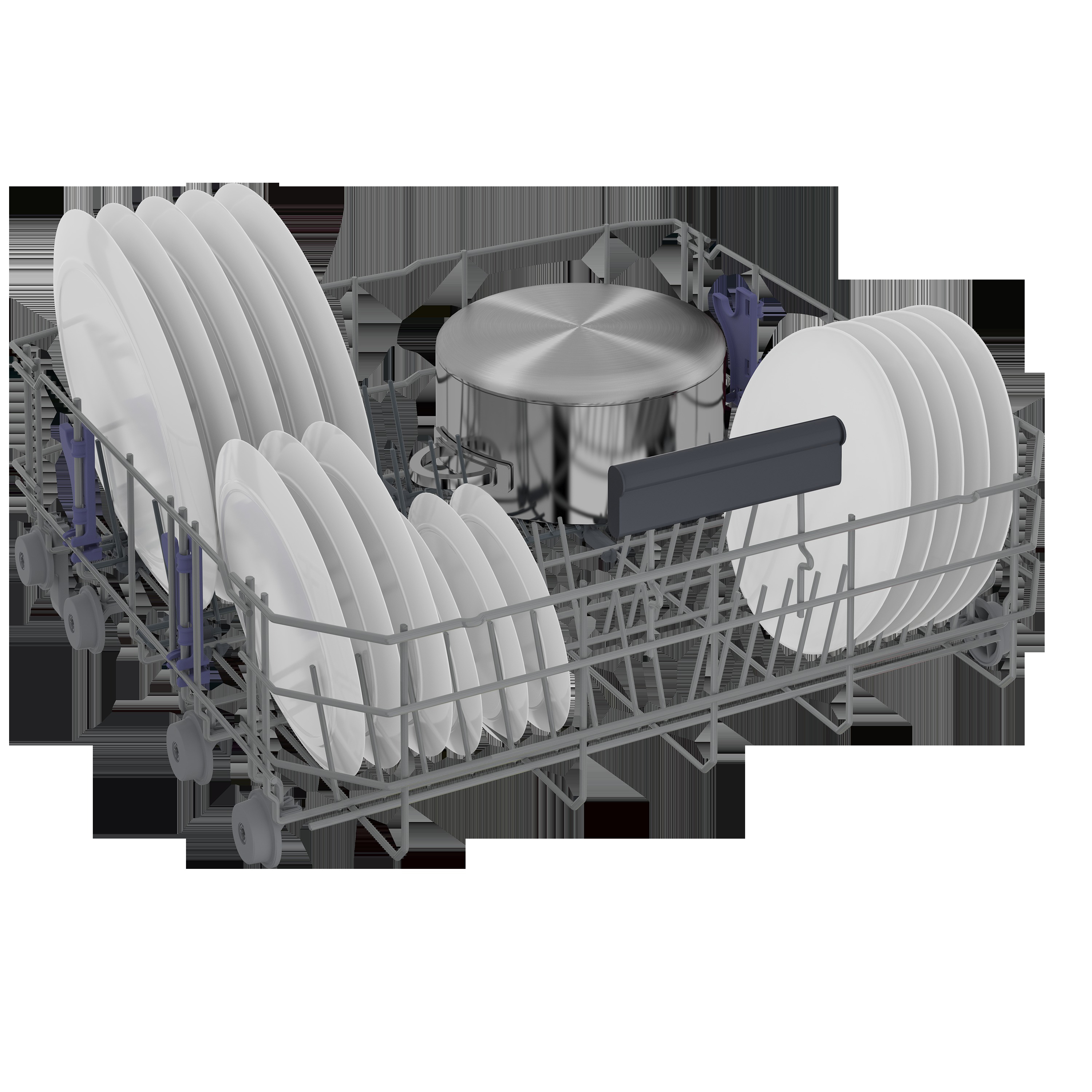 BEKO DSN6634FXM Geschirrspüler (teilintegrierbar, 598 mm breit, 46 dB (A), E)