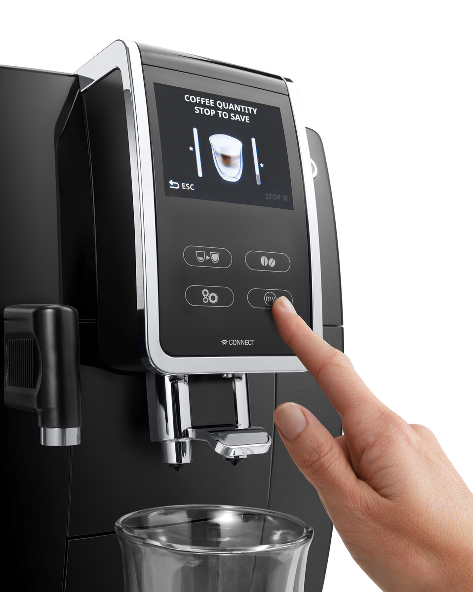 DELONGHI Dinamica Plus ECAM370.85.B - 11 Kaffeespezialitäten Kaffeevollautomat Schwarz