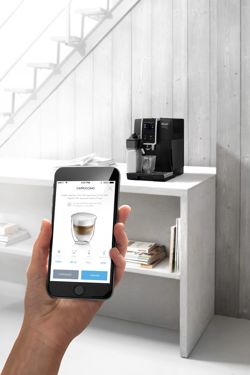 DELONGHI Dinamica Plus ECAM370.85.B - 11 Kaffeespezialitäten Kaffeevollautomat Schwarz