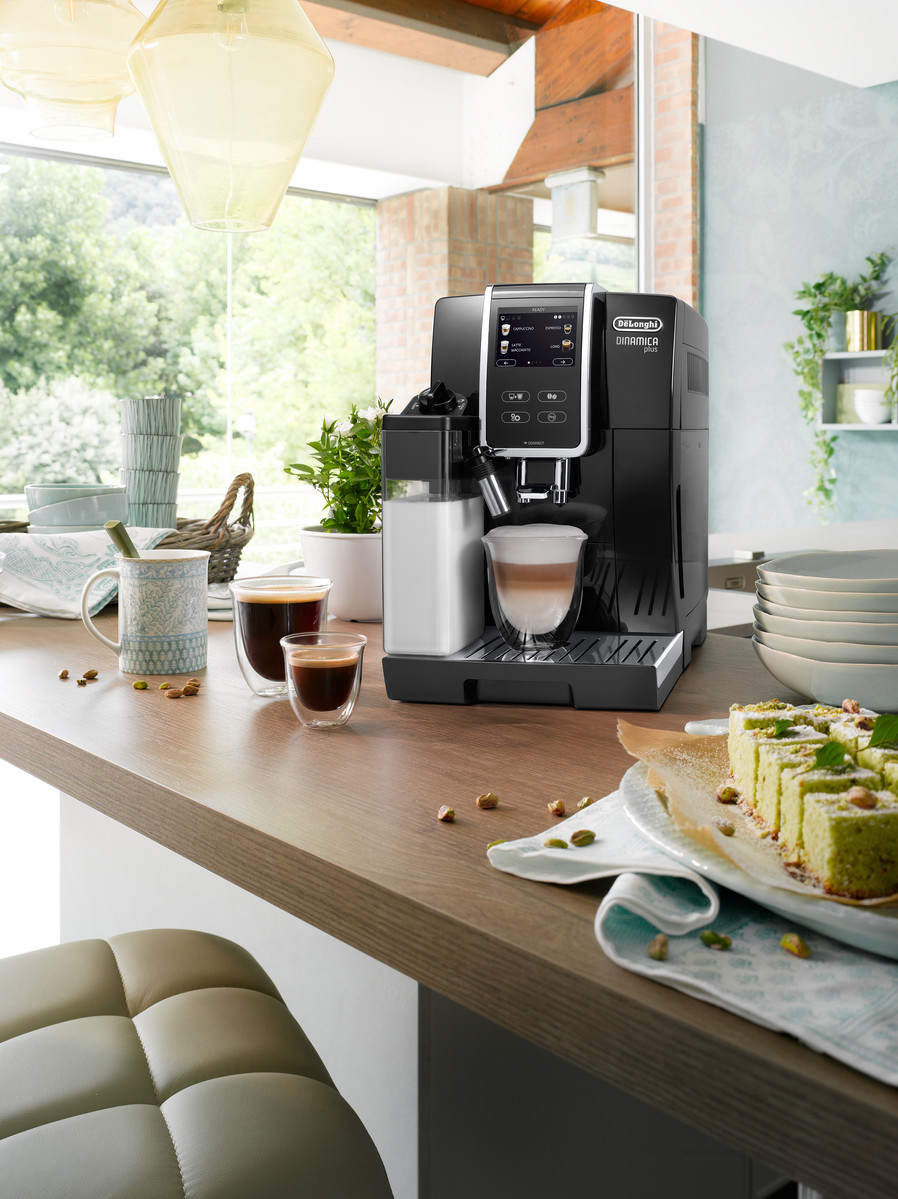 DELONGHI Dinamica Plus ECAM370.85.B - 11 Kaffeespezialitäten Kaffeevollautomat Schwarz