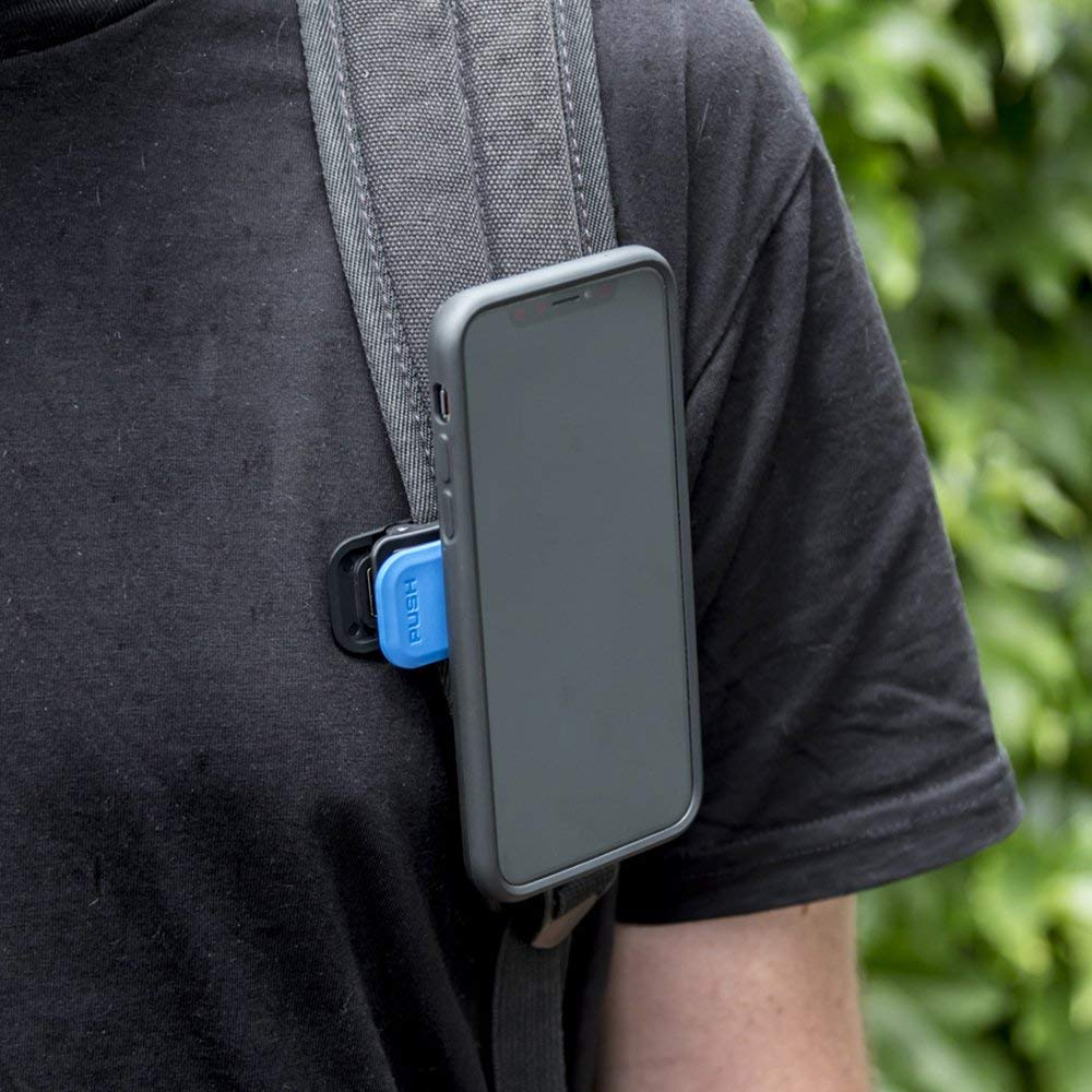 QUAD LOCK Belt/Utility Clip Clip de ceinture (Noir/Bleu