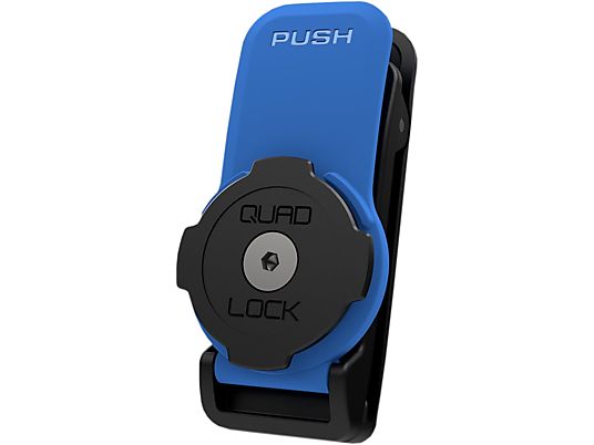 QUAD LOCK Belt/Utility Clip - Clip de ceinture (Noir/Bleu)