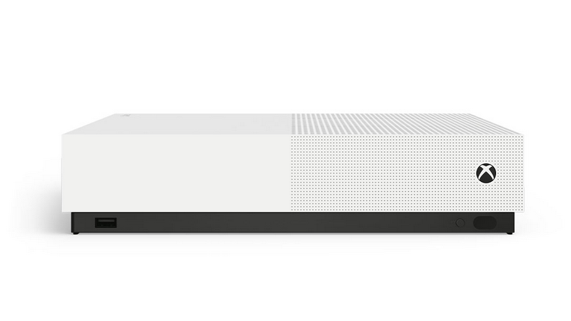 Consola - Xbox One S All-Digital, 1 TB, Todo digital, 4K, UDR, Blanco + 3 Juegos