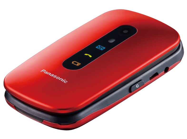 Panasonic Kxtu456exre Para mayores pantalla color tft 2.4 sos compatibilidad resistente seniorphone kxtu456ex rojo kxtu456 golpes libre tu456 610 cm 24“ bluetooth microsd kxtu456exwe kxtu456exce 24