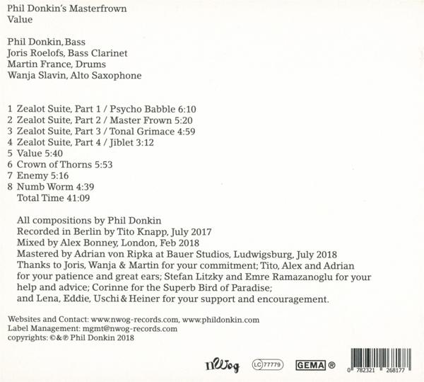 Phil Donkin, Masterfrown - Value  - (CD)