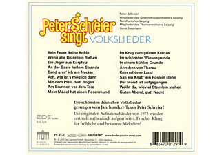Peter Schreier, Gewandhausorchester Leipzig - Peter Schreier Singt Volkslieder  - (CD)