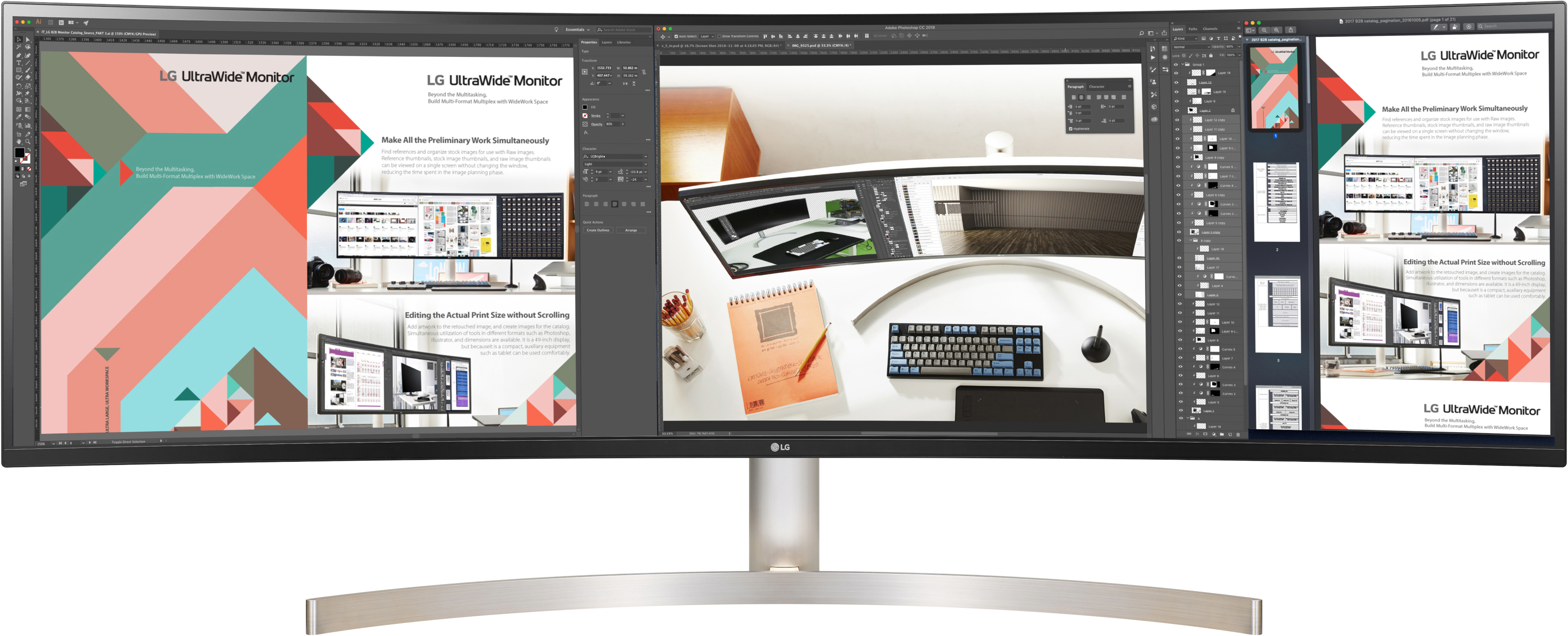LG 49WL95C-W Curved UltraWide™ 49 Zoll  QHD  Monitor  5 ms Reaktionszeit  