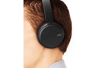 Auriculares inalámbricos - JVC HAS35BT AU, De diadema, Bluetooth, Hasta 17 Horas, Micrófono, Negro