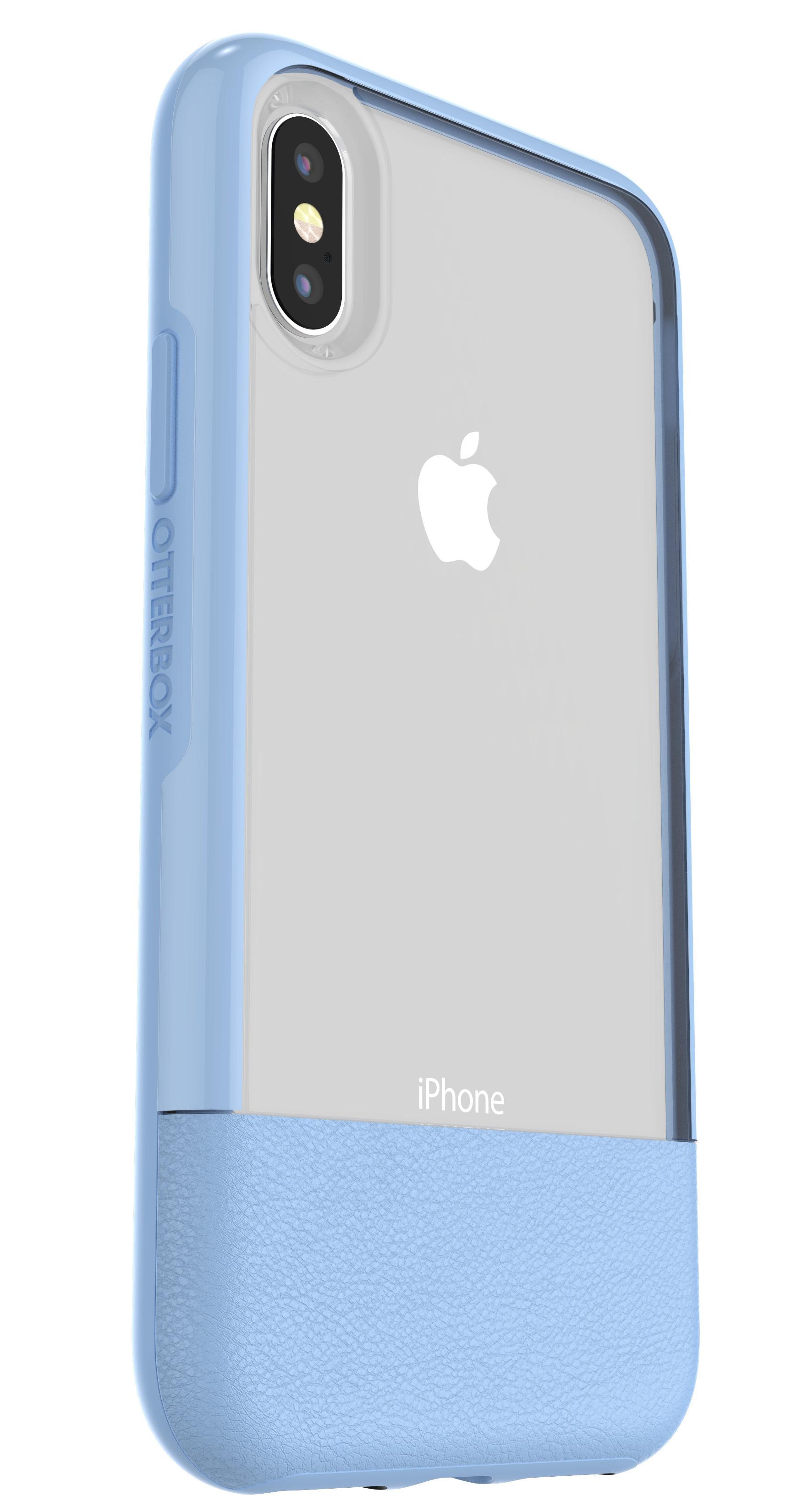 OTTERBOX Bundle Slim Glas, iPhone iPhone Apple, X, Backcover, + XS, Hellblau