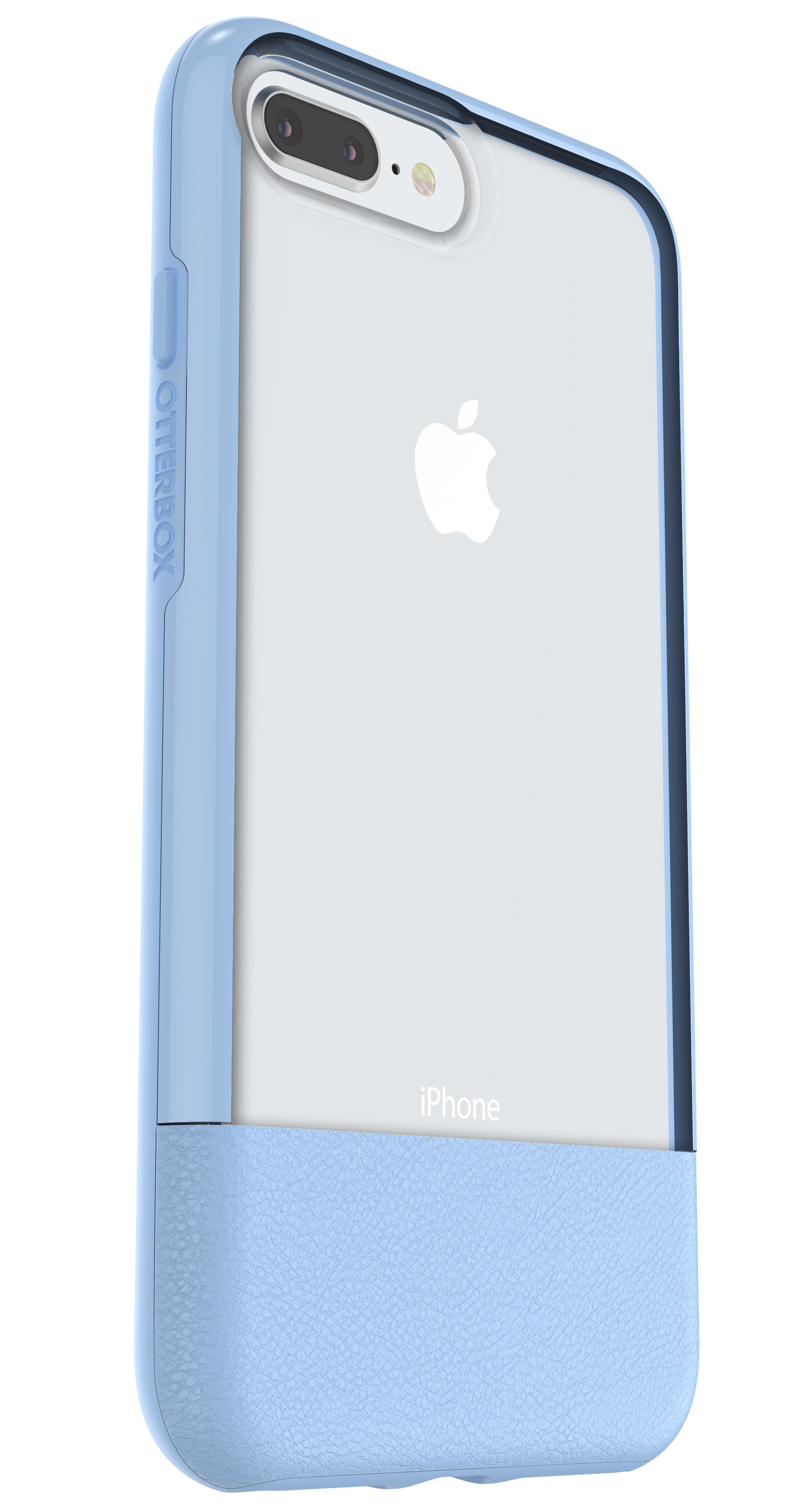 OTTERBOX Slim + Glas, Backcover, Apple, iPhone 7 Plus, iPhone 8 Plus, Hellblau