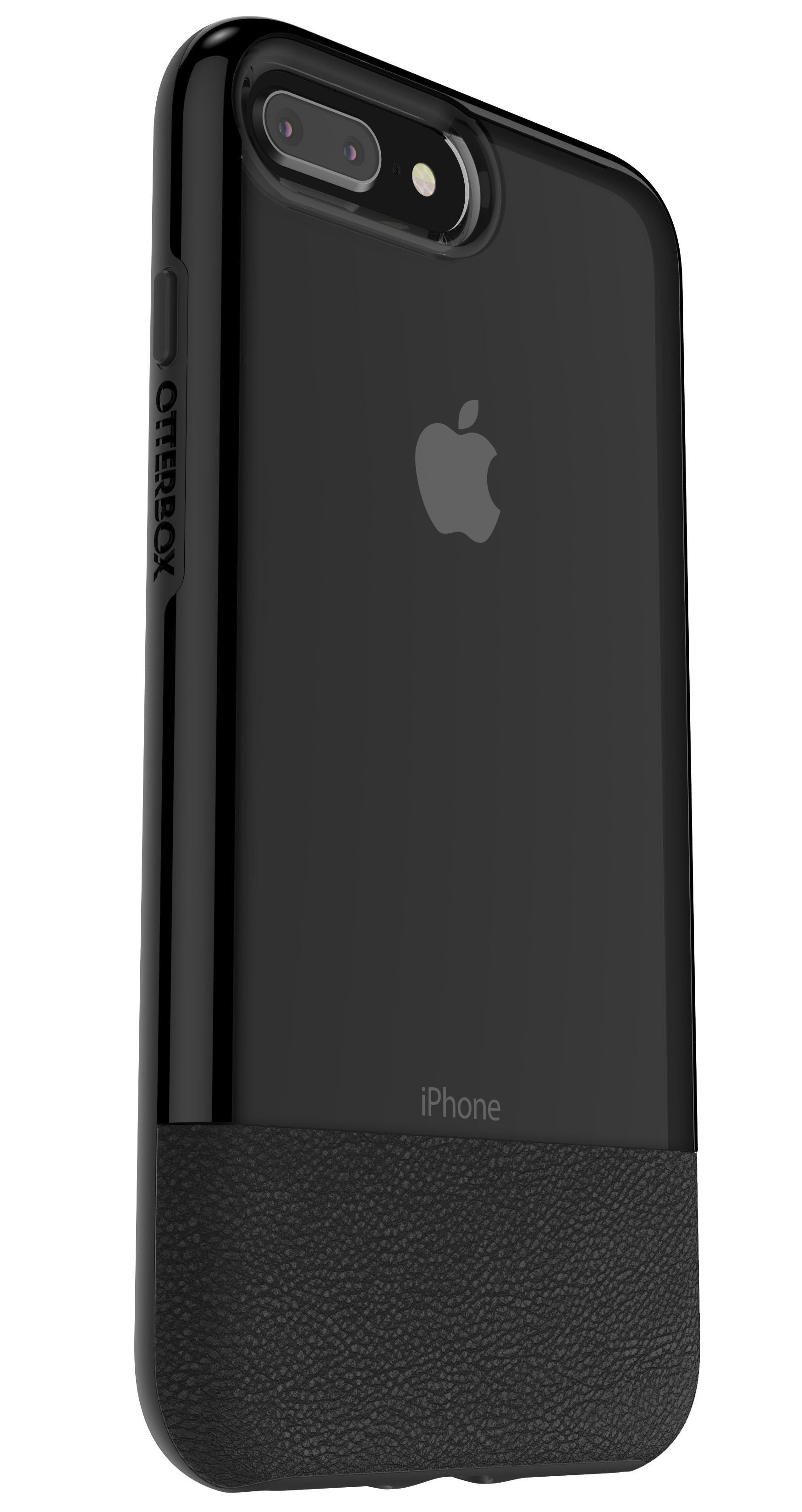 OTTERBOX Bundle Slim + Glas, Backcover, Apple, iPhone 7 Plus, iPhone 8 Plus, Schwarz