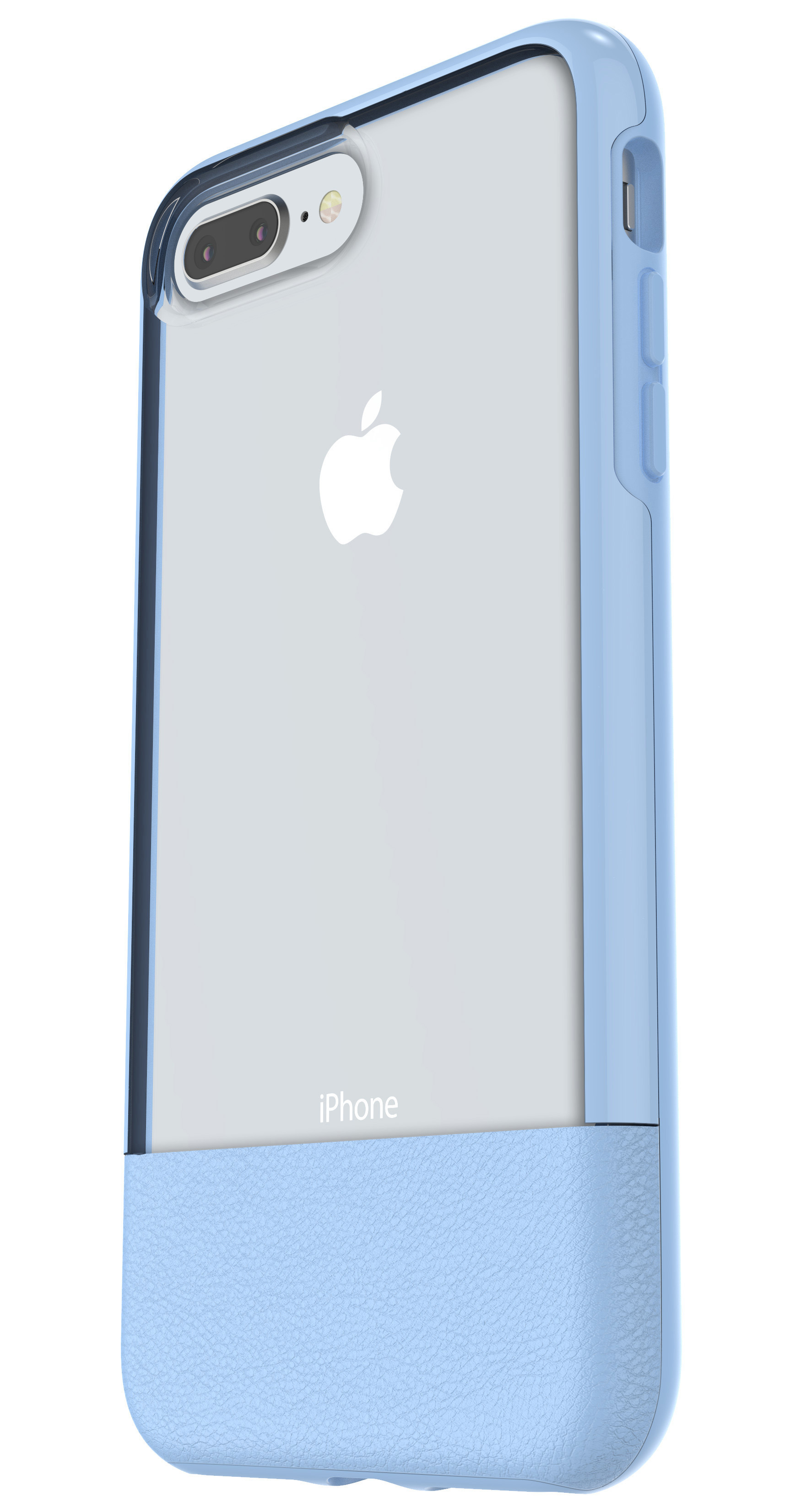 OTTERBOX Slim + Glas, Backcover, Apple, iPhone 7 Plus, iPhone 8 Plus, Hellblau