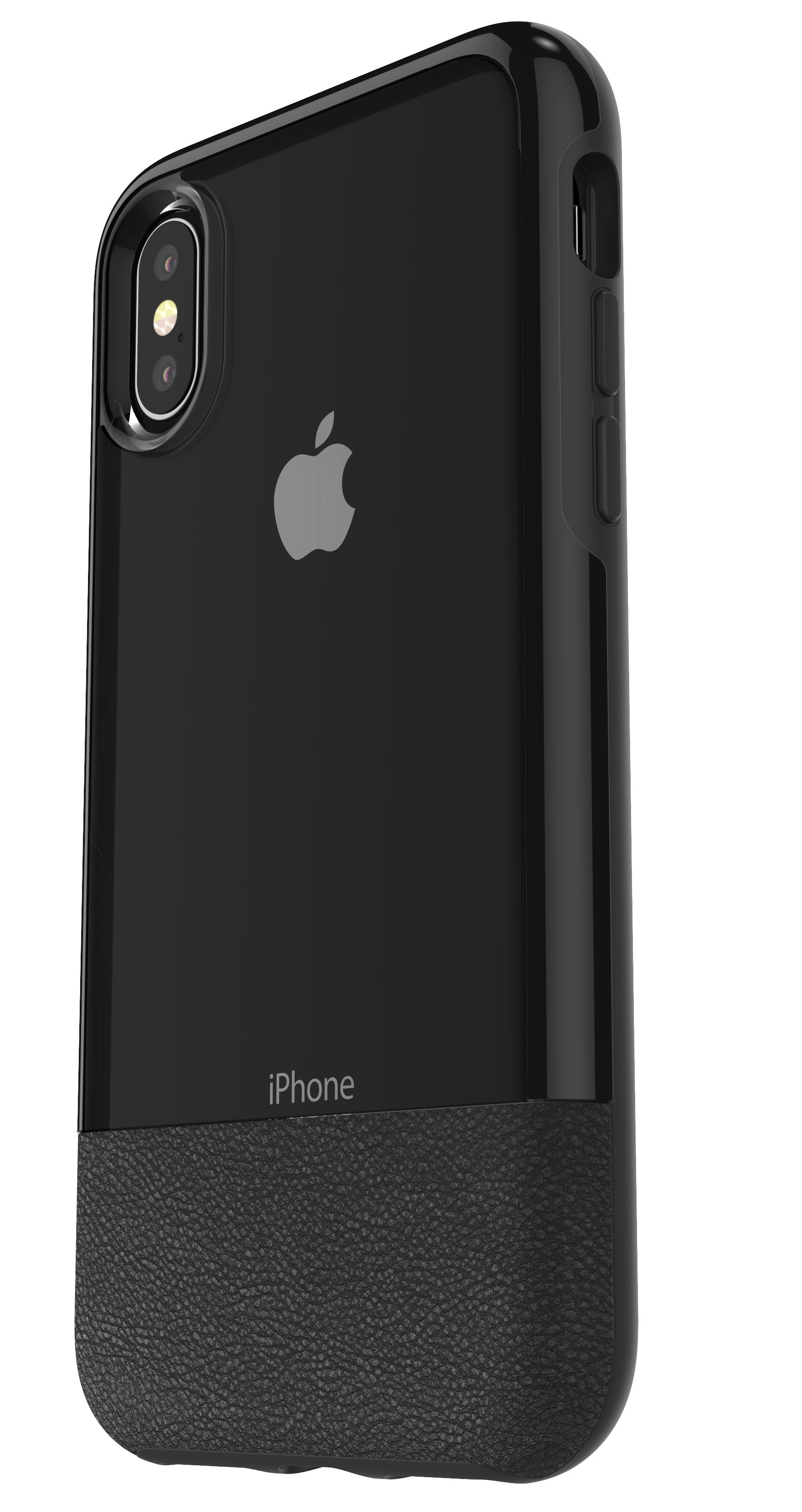OTTERBOX Bundle Slim + Glas, Backcover, Apple, iPhone X, iPhone XS, Schwarz