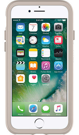 OTTERBOX Slim + Glas, Backcover, Apple, iPhone 7, iPhone 8, Beige