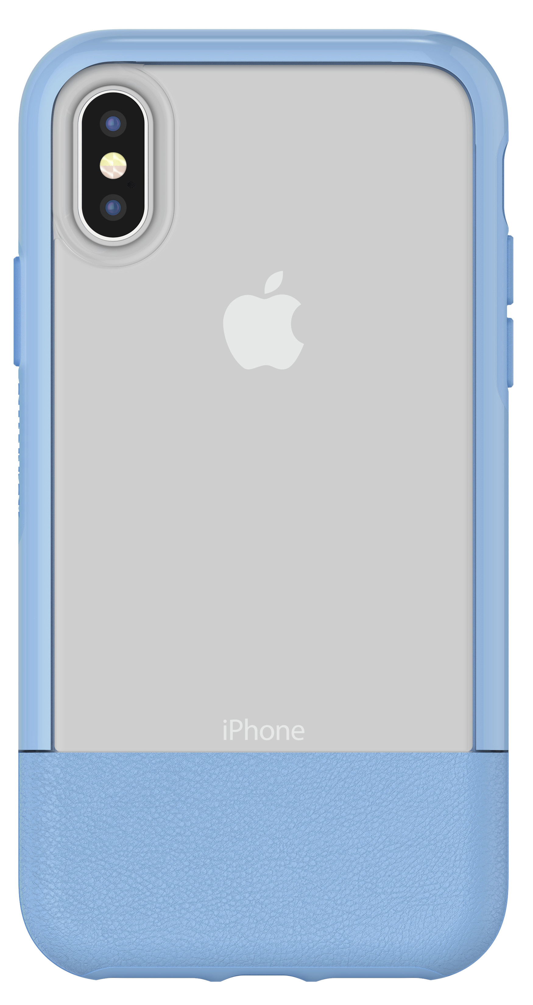 Backcover, Bundle + XS, Apple, Slim Hellblau iPhone iPhone OTTERBOX Glas, X,