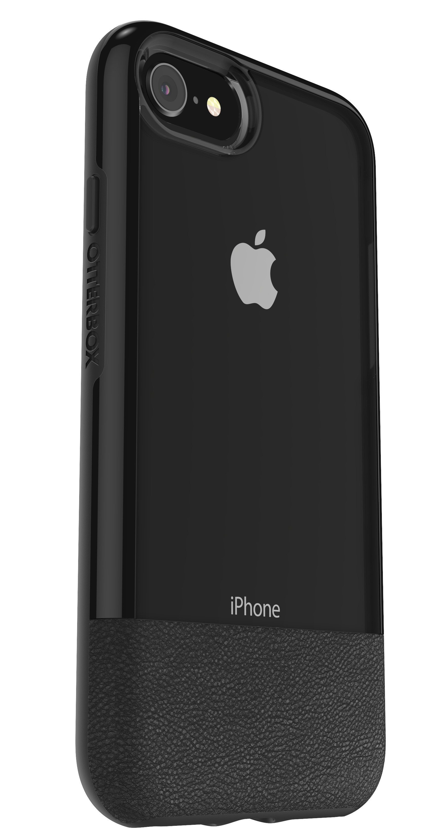 + Slim Plus, Plus, Schwarz Backcover, iPhone 8 Apple, Glas, iPhone 7 Bundle OTTERBOX