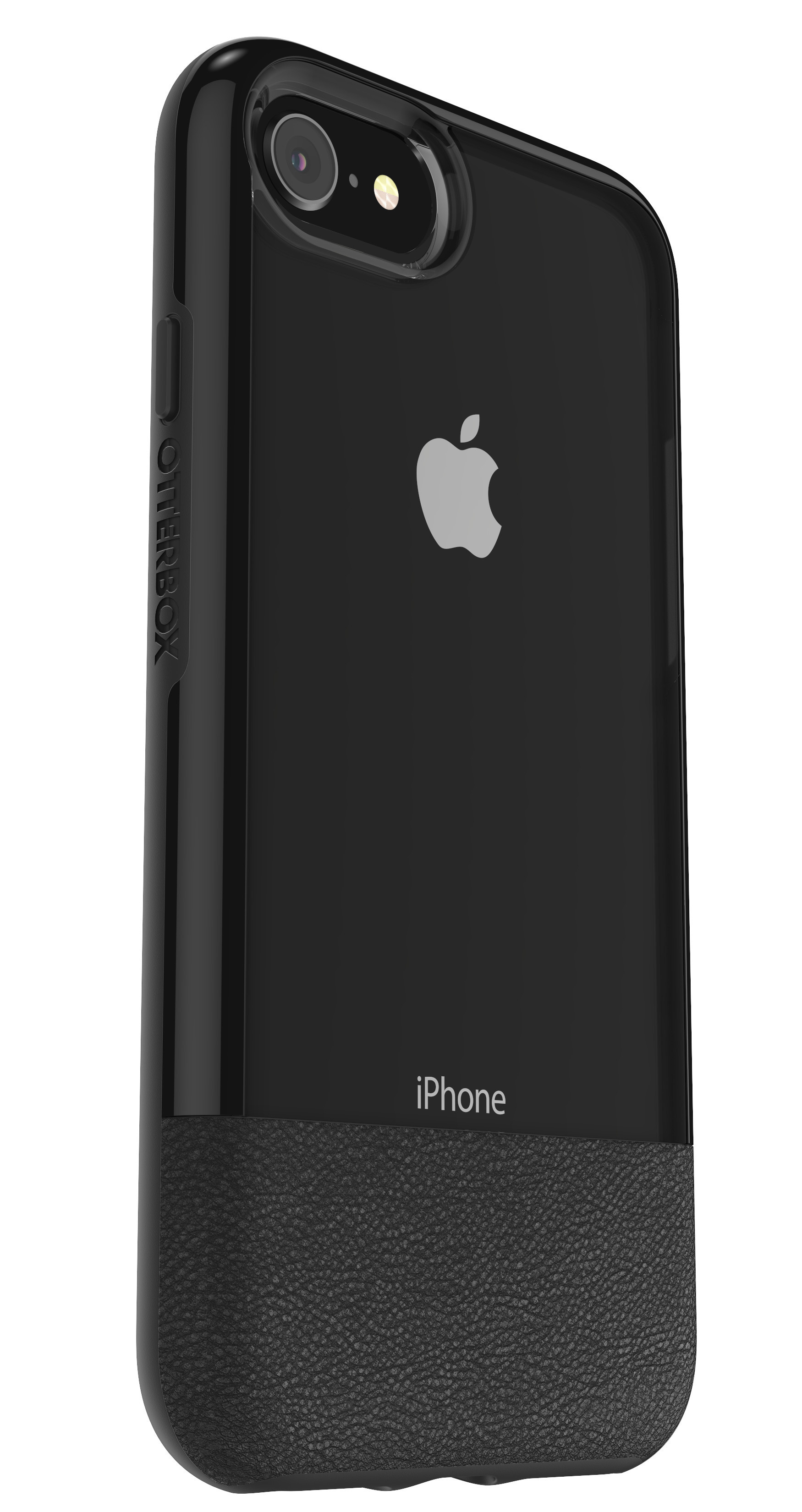 Backcover, Plus, Slim OTTERBOX Schwarz iPhone Apple, Plus, 8 iPhone + Glas, Bundle 7