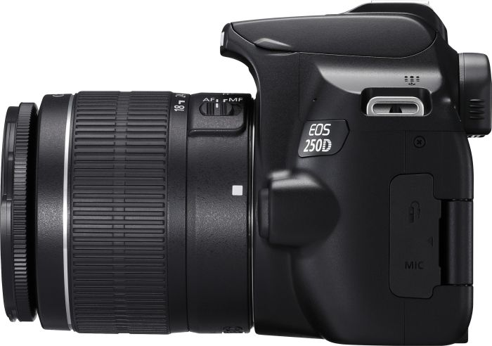 CANON EOS 250D Spiegelreflexkamera mit Objektiv EF-S 18-55mm 4.0-5.6 IS STM, schwarz (3454C002)